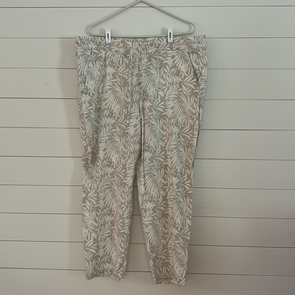 Gap Casual easy pant - Palm Print
